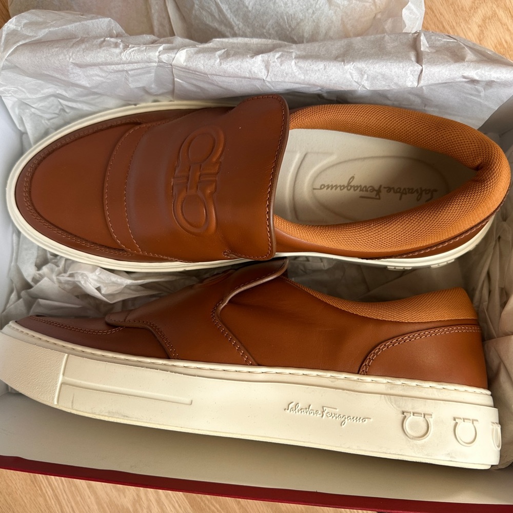 Ferragamo mens’s shoes number 10M Brand New- not in original box.